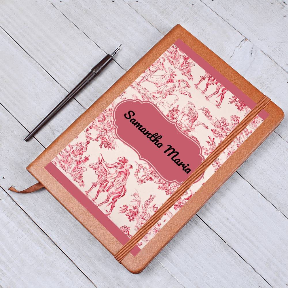 Personalized Notebook,Engraved Journal,Writing Journal,Leather journal,mothersdaygift,25th Birthday,Custom Journal,Ballet Core,Coquette,Cute