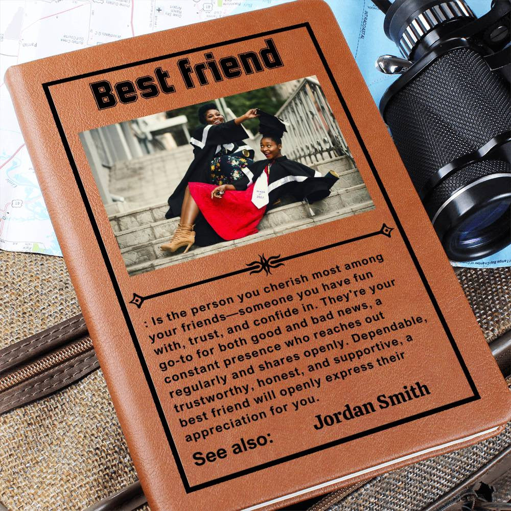 Best Friend Personalized Photo Difference Maker Journal,Thank You Gift,Graduation Birthday,Coworker Gift,Congratulations Gift,Mentor Appreciate