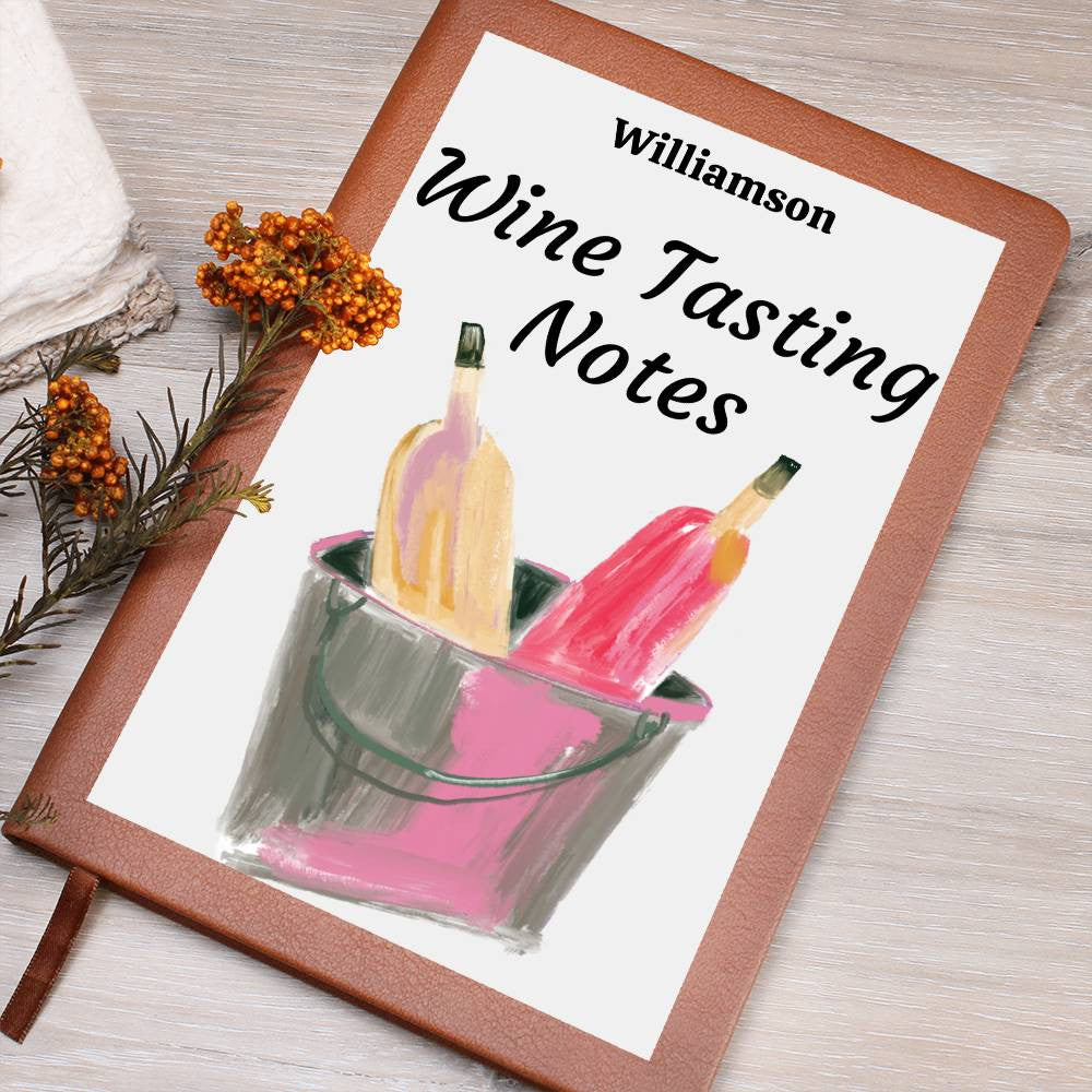 Wine Lovers Gift, Wine Cellar Log, Personalized Wine Tasting Journal, Mothersdaygift, Wine Tour Excursion Gift