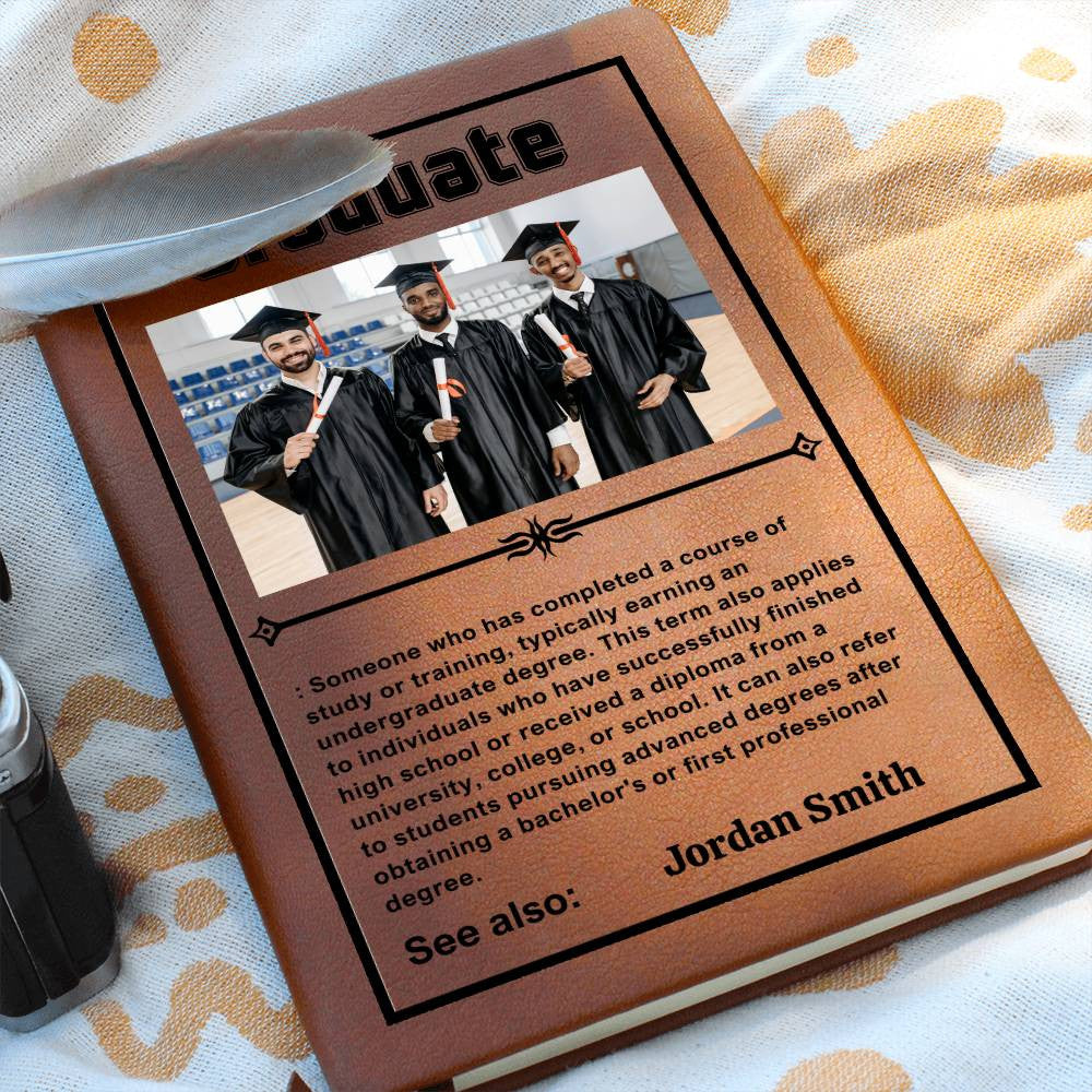 Graduate Personalized Photo Difference Maker Journal,Thank You Gift,Graduation Birthday,Coworker Gift,Congratulations Gift,Mentor Appreciate