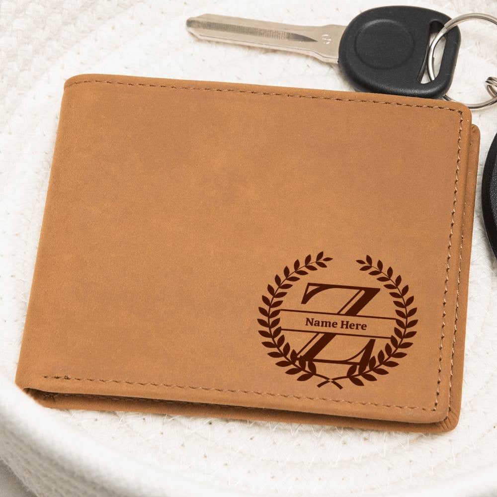 Personalized Wallet,Men Leather Wallet,Gift for Him,Monogram Wallet,Fathers Day Gift,Engraved Boyfriend Gift,Groomsmen Gift