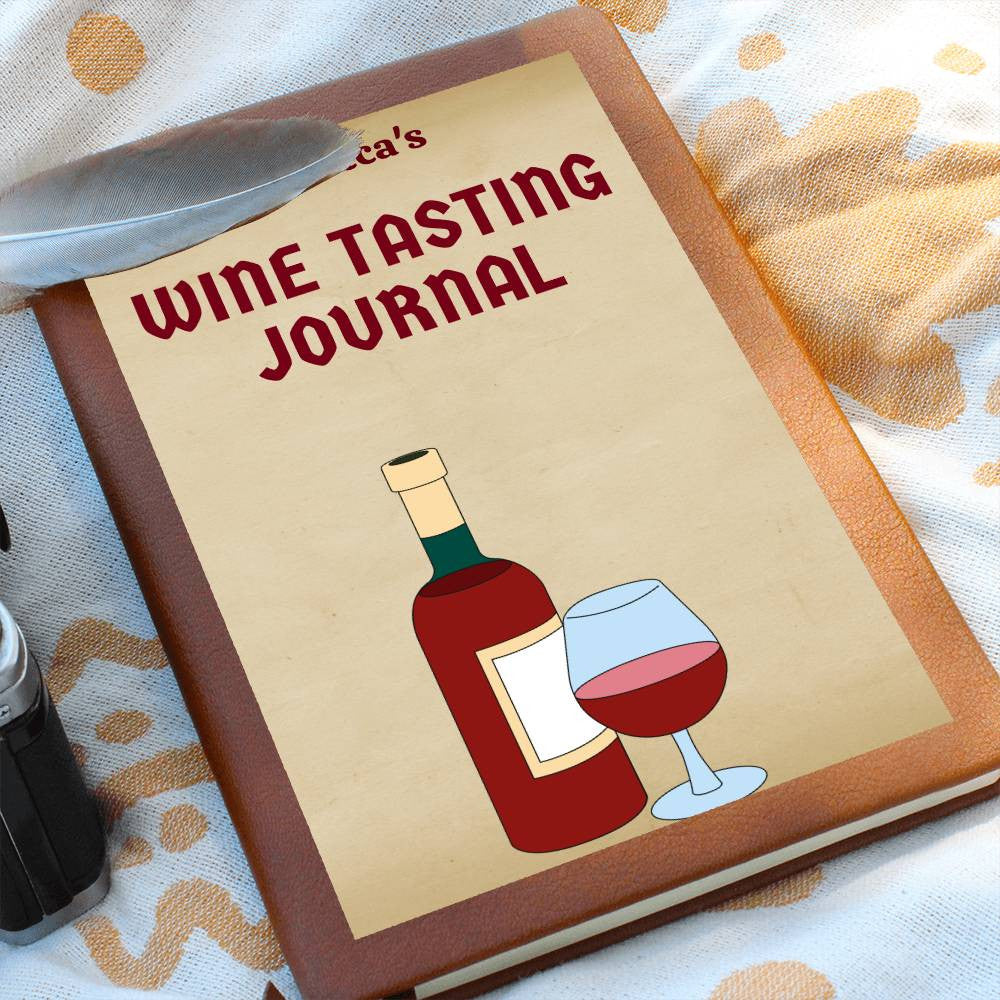 Wine Journal ,Wine Tasting Guide, Wine Notes, Wine Cellar Log, Tasting Journal, Personalized Wine Notebook