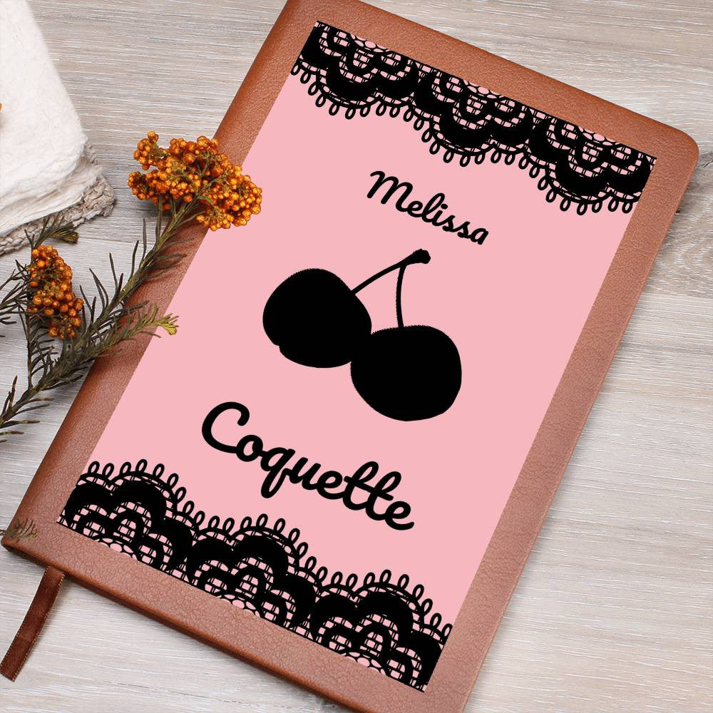 Personalized Pink Bow Coquette Journal & Composition Notebook