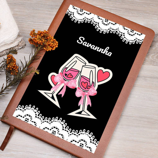 Personalized Pink Bow Coquette Journal & Composition Notebook