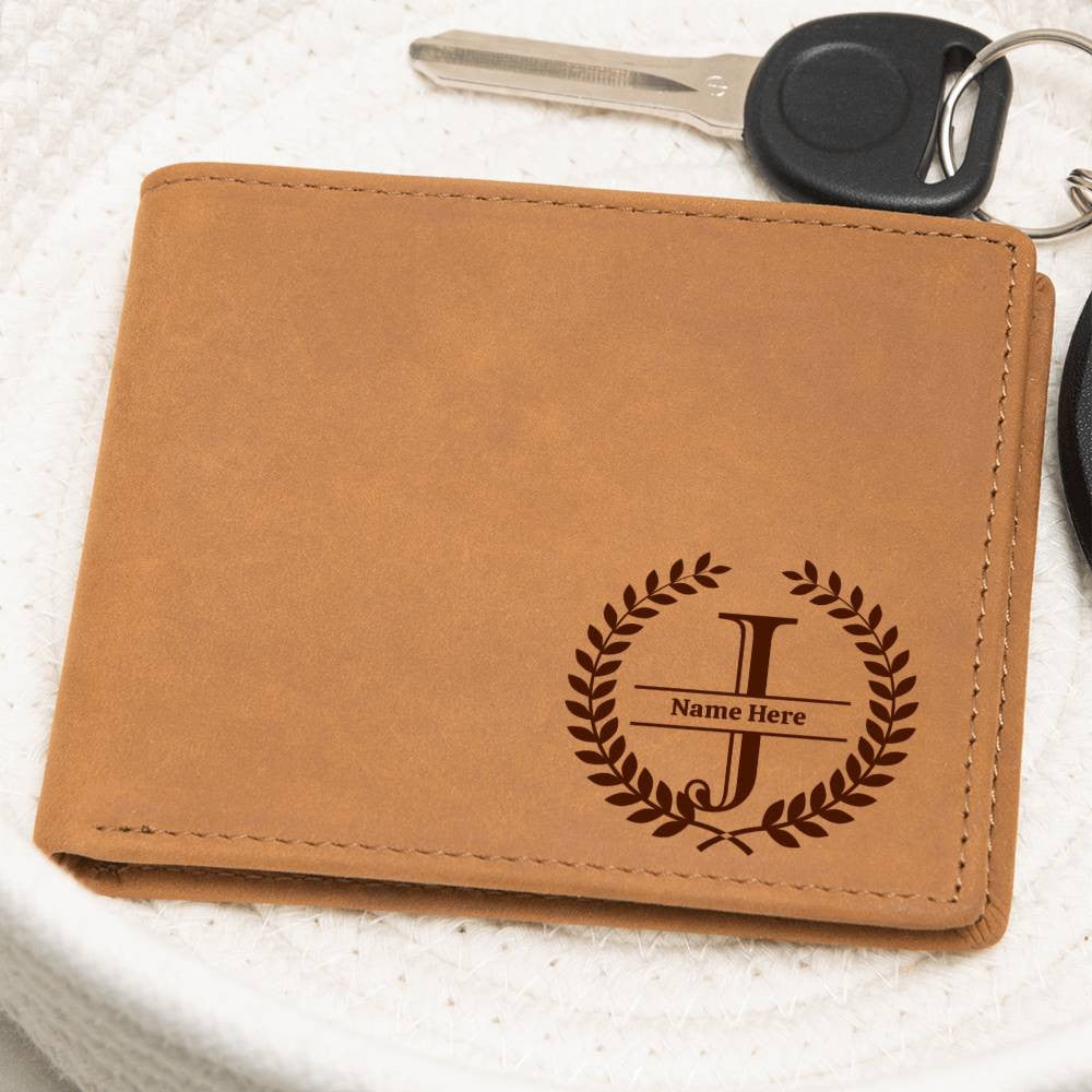 Personalized Wallet,Men Leather Wallet,Gift for Him,Monogram Wallet,Fathers Day Gift,Engraved Boyfriend Gift,Groomsmen Gift