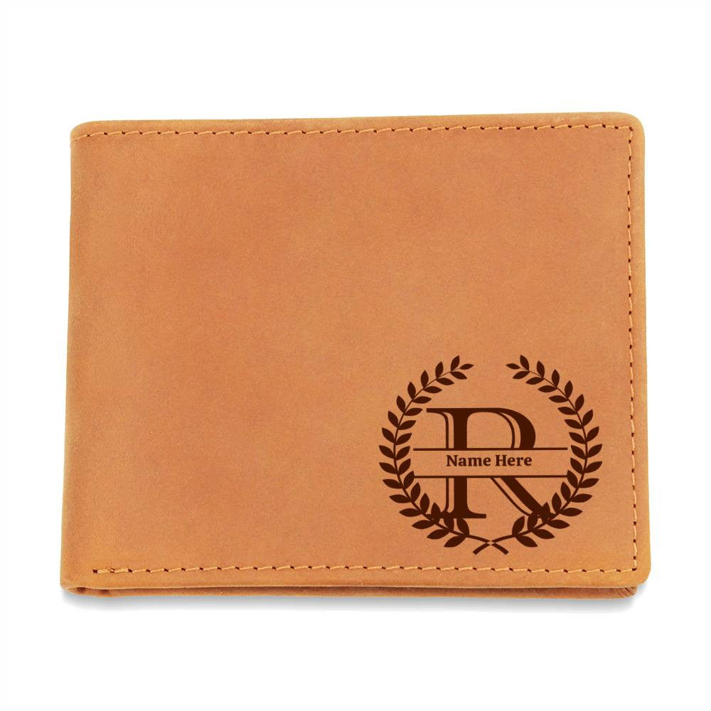 Personalized Wallet,Men Leather Wallet,Gift for Him,Monogram Wallet,Fathers Day Gift,Engraved Boyfriend Gift,Groomsmen Gift