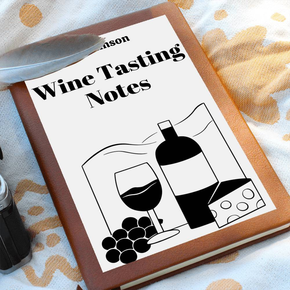 Wine Lovers Gift, Wine Cellar Log, Personalized Wine Tasting Journal, Mothersdaygift, Wine Tour Excursion Gift