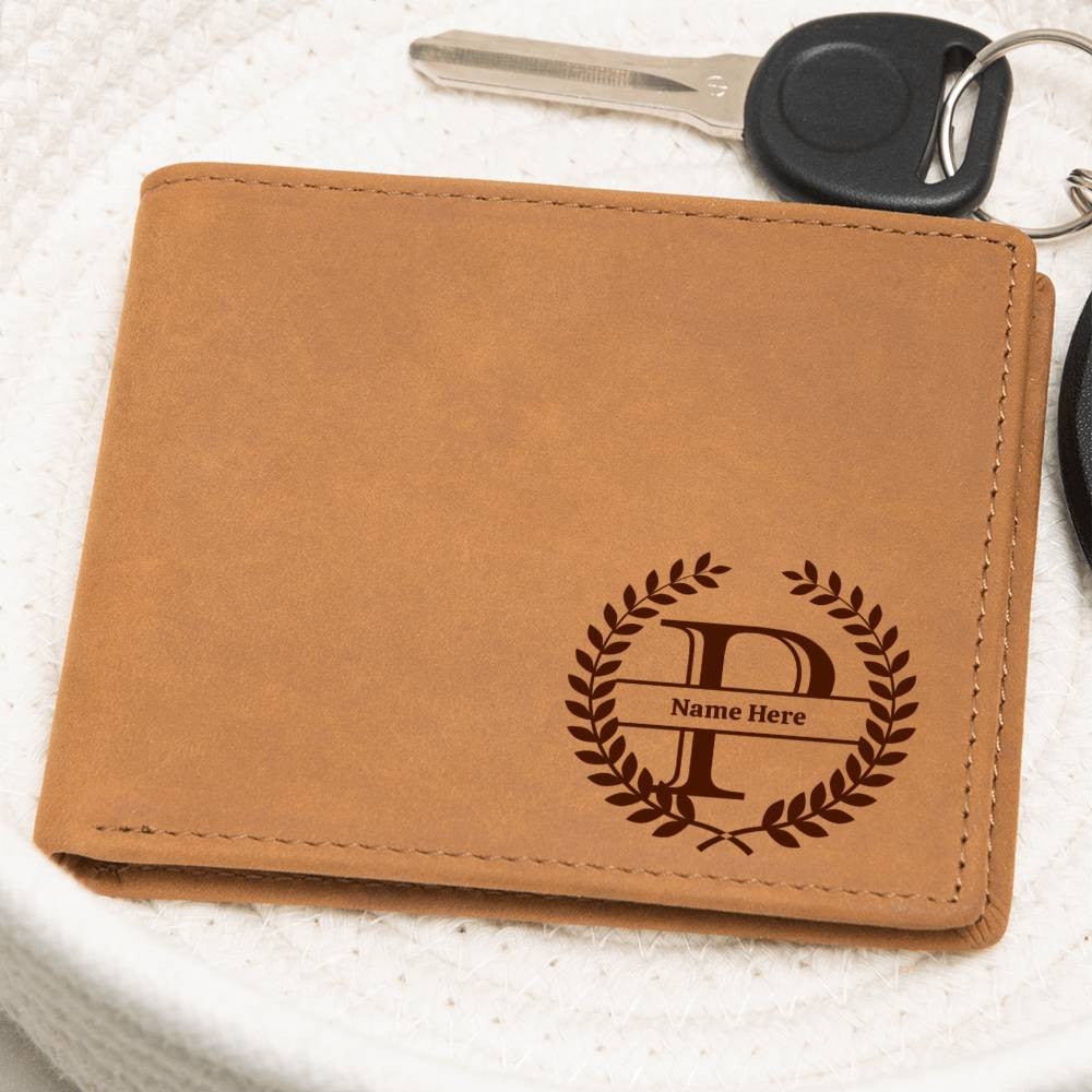 Personalized Wallet,Men Leather Wallet,Gift for Him,Monogram Wallet,Fathers Day Gift,Engraved Boyfriend Gift,Groomsmen Gift