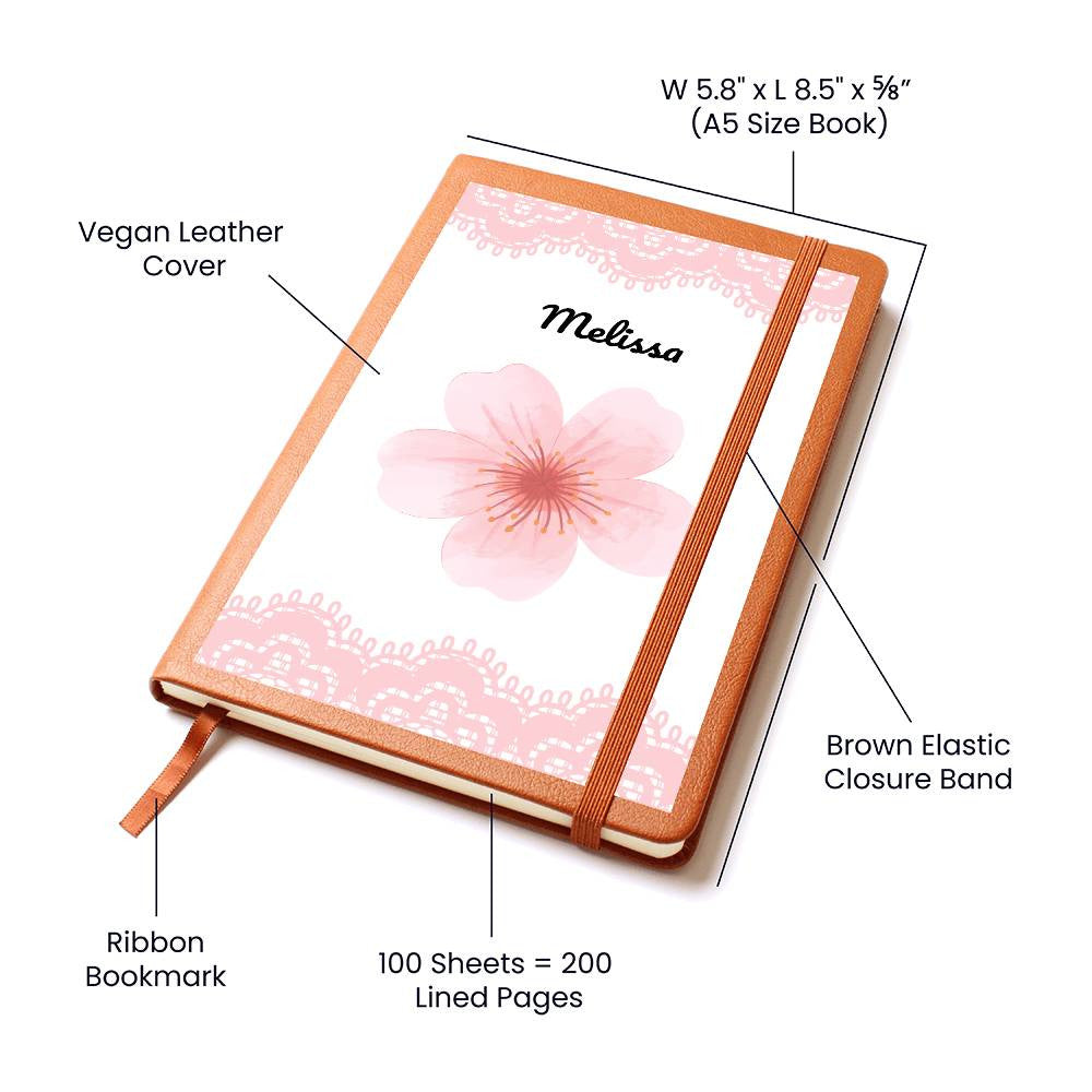 Personalized Pink Bow Coquette Journal & Composition Notebook