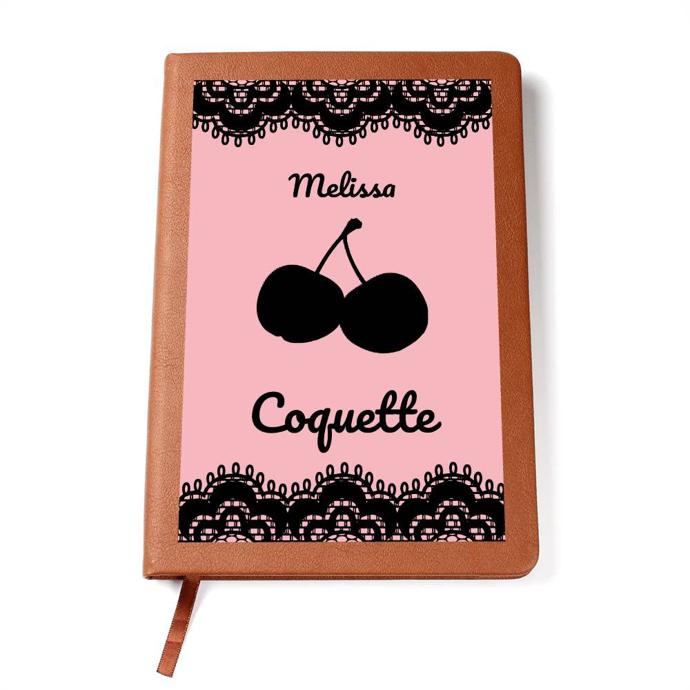 Personalized Pink Bow Coquette Journal & Composition Notebook