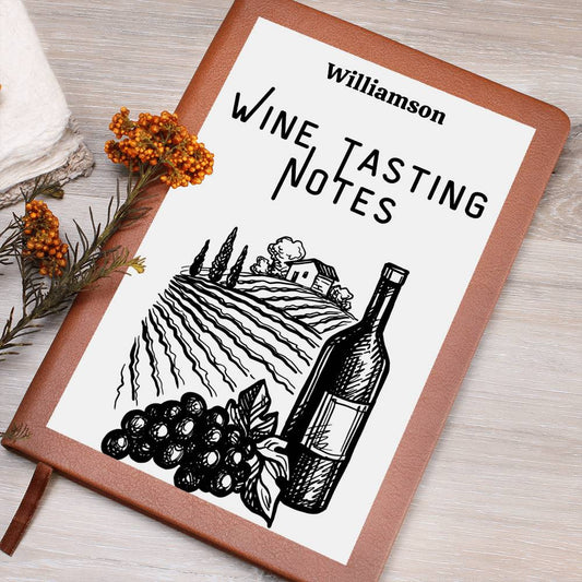 Wine Lovers Gift, Wine Cellar Log, Personalized Wine Tasting Journal, Mothersdaygift, Wine Tour Excursion Gift