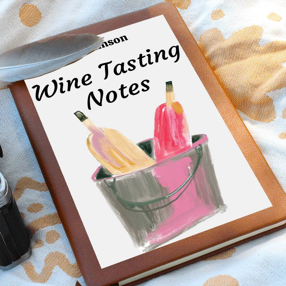 Wine Lovers Gift, Wine Cellar Log, Personalized Wine Tasting Journal, Mothersdaygift, Wine Tour Excursion Gift