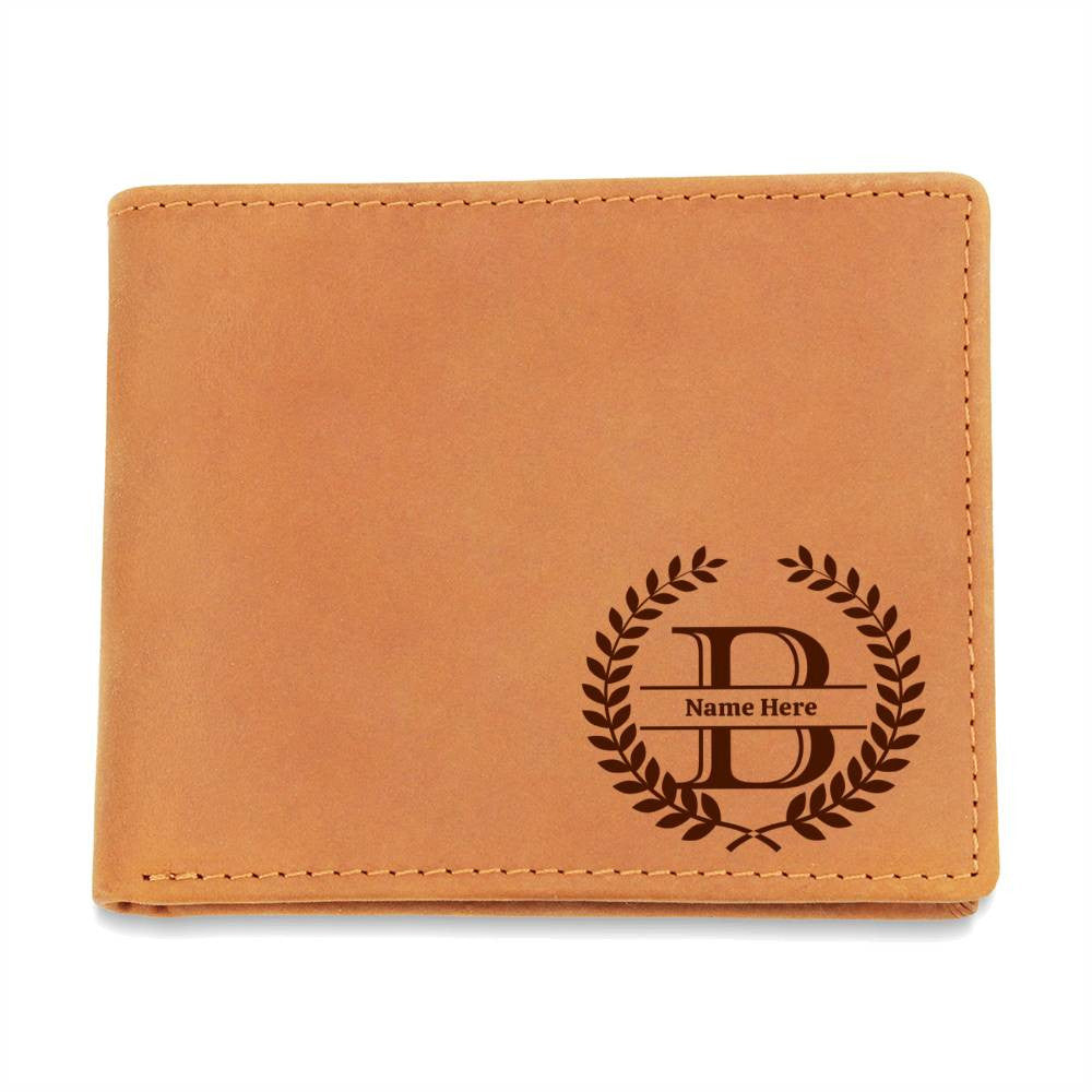 Personalized Wallet,Men Leather Wallet,Gift for Him,Monogram Wallet,Fathers Day Gift,Engraved Boyfriend Gift,Groomsmen Gift