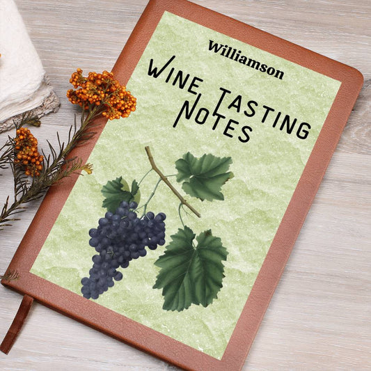 Wine Lovers Gift, Wine Cellar Log, Personalized Wine Tasting Journal, Mothersdaygift, Wine Tour Excursion Gift