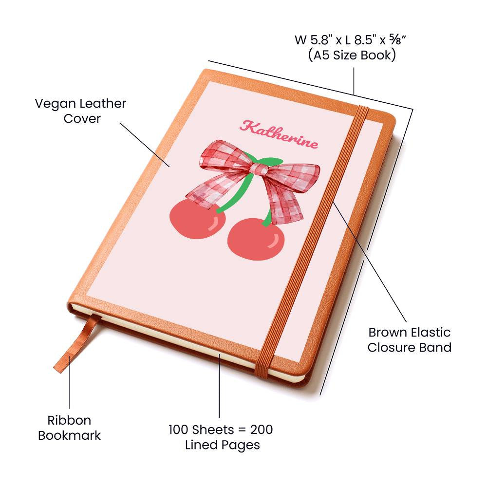 Personalized Pink Bow Coquette Journal & Composition Notebook