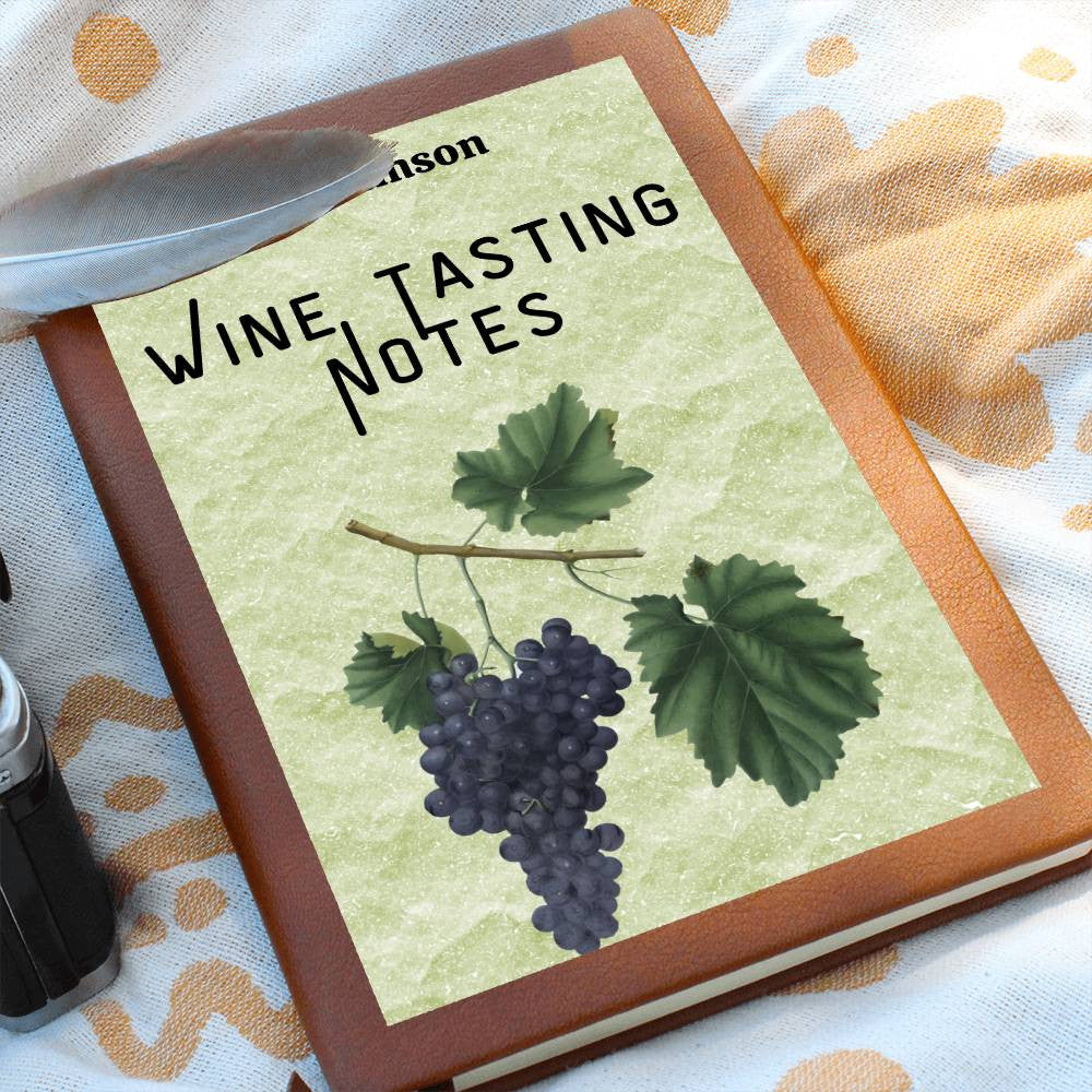 Wine Lovers Gift, Wine Cellar Log, Personalized Wine Tasting Journal, Mothersdaygift, Wine Tour Excursion Gift