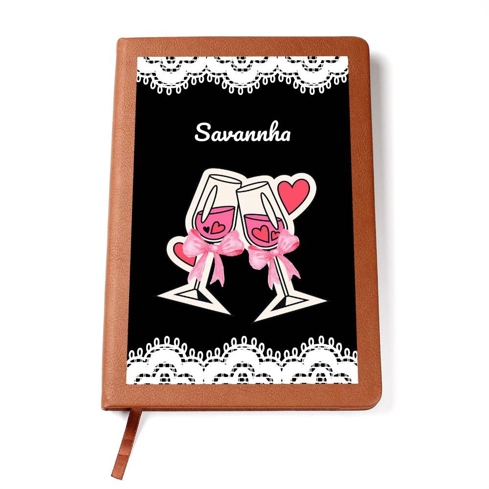 Personalized Pink Bow Coquette Journal & Composition Notebook