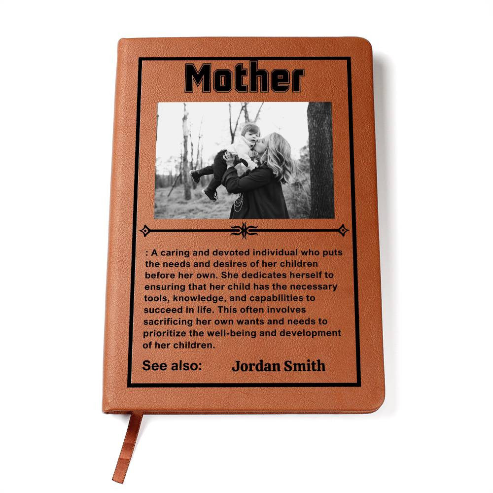 Mother Personalized Photo Difference Maker Journal,Thank You Gift,Graduation Birthday,Coworker Gift,Congratulations Gift,Mentor Appreciate