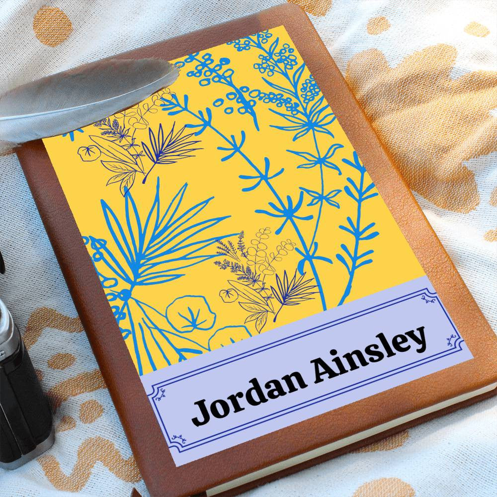 Personalized Journal, Custom Journal, Engraved Lined Journal, Name Diary Journal ,Graphic Journal, Vegan Leather Journal mothersdaygift,1st mothers day,Custom Gift