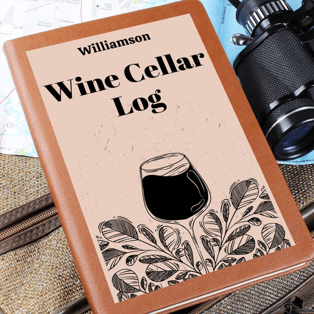 Wine Lovers Gift, Wine Cellar Log, Personalized Wine Tasting Journal, Mothersdaygift, Wine Tour Excursion Gift