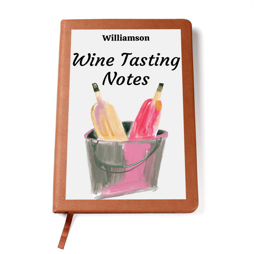 Wine Lovers Gift, Wine Cellar Log, Personalized Wine Tasting Journal, Mothersdaygift, Wine Tour Excursion Gift