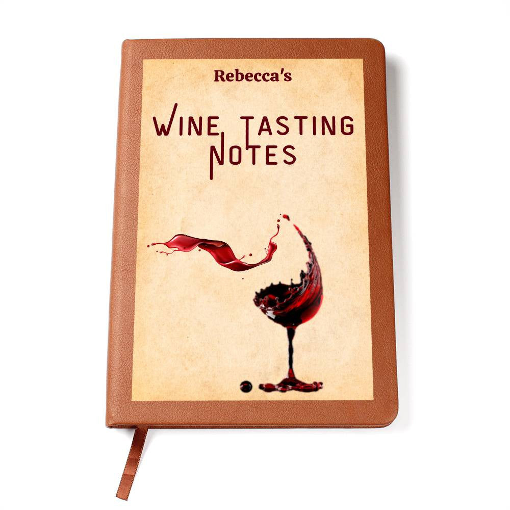 Wine Journal ,Wine Tasting Guide, Wine Notes, Wine Cellar Log, Tasting Journal, Personalized Wine Notebook