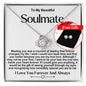 [Almost Sold Out] Soulmate Love Knot Necklace And Free Earrings Gift-My True Love