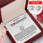 [Almost Sold Out] Beautiful Soulmate Love Knot Necklace & Free Earring Gift-Moment of Destiny