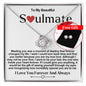 [Almost Sold Out] Beautiful Soulmate Love Knot Necklace & Free Earring Gift-Moment of Destiny