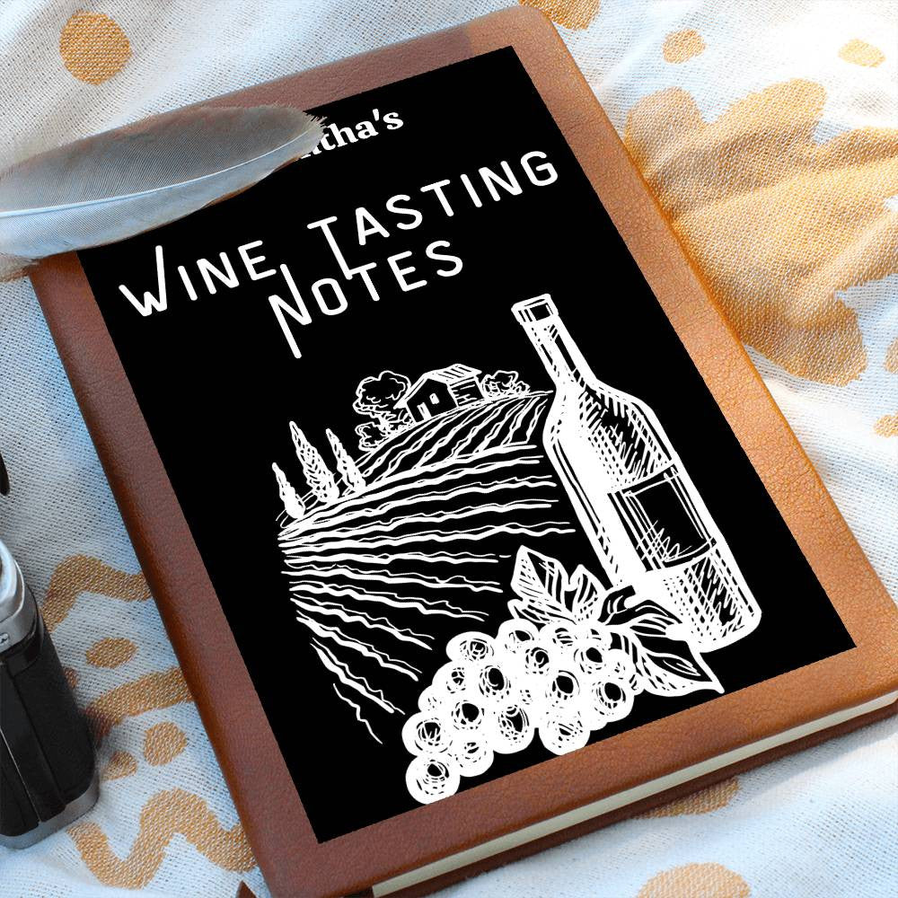 Winery Tasting Journal, Wine book, Wineries, Wine gift, notebook, bridesmaid gift, unique, birthday, anniversary, christmas stocking, mother