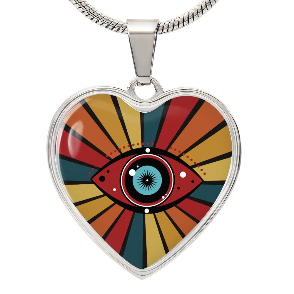 Evil Eye Sunburst Luxury Necklace