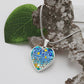 Blue Mosaic Heart Luxury Necklace