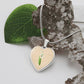 Lily Of The Valley May Birth Flower Heart Luxury Necklace
