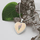 Violet  February Birth Flower Heart Luxury Necklace