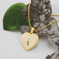 Lily Of The Valley May Birth Flower Heart Luxury Necklace