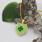 Four Leaf Clover Heart Luxury Necklace
