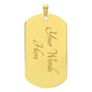 Son Dog Tag Military Necklace You Are Always In My Heart