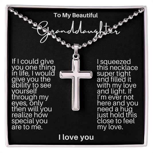 Granddaughter Cross Necklace