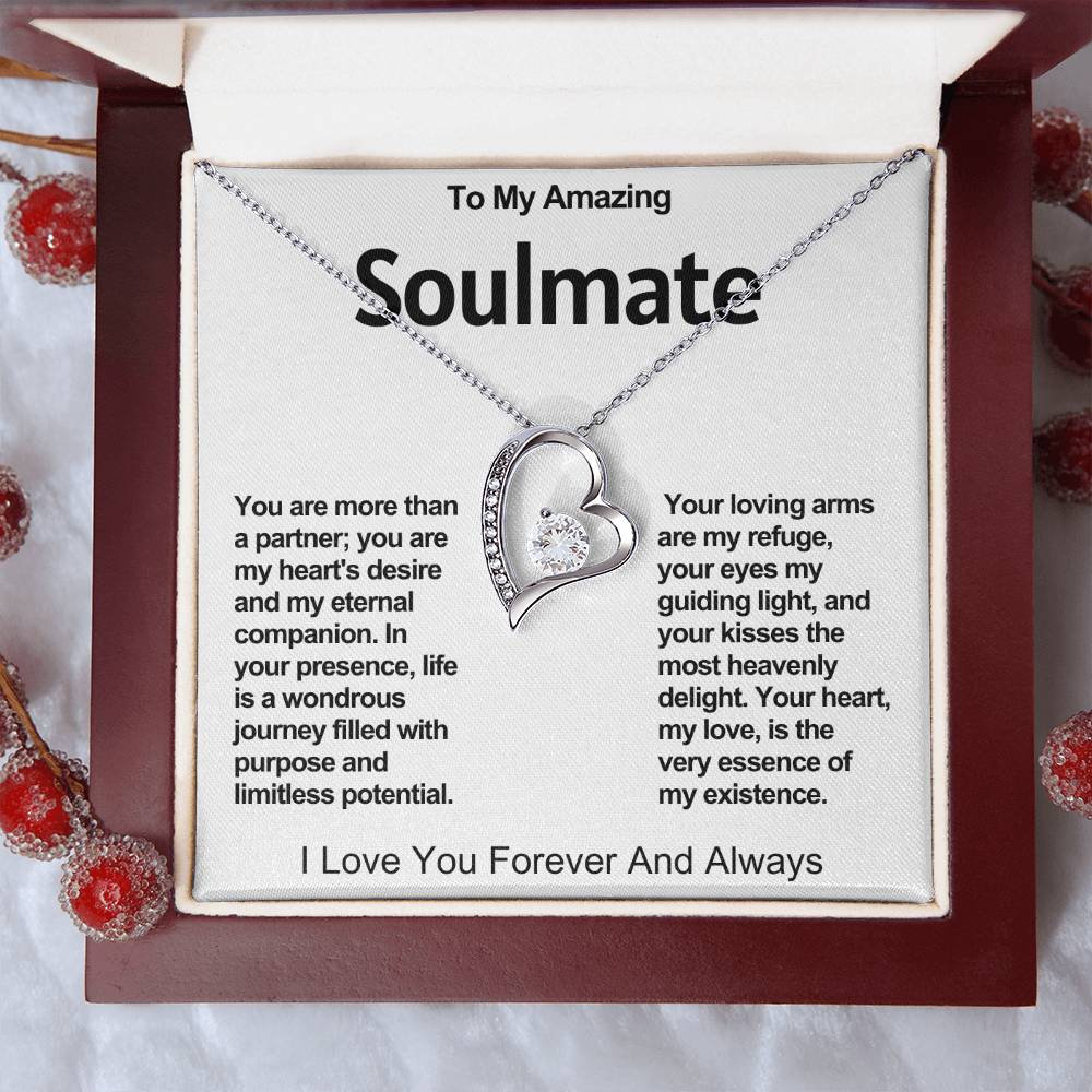 Soulmate Forever Love Heart Necklace