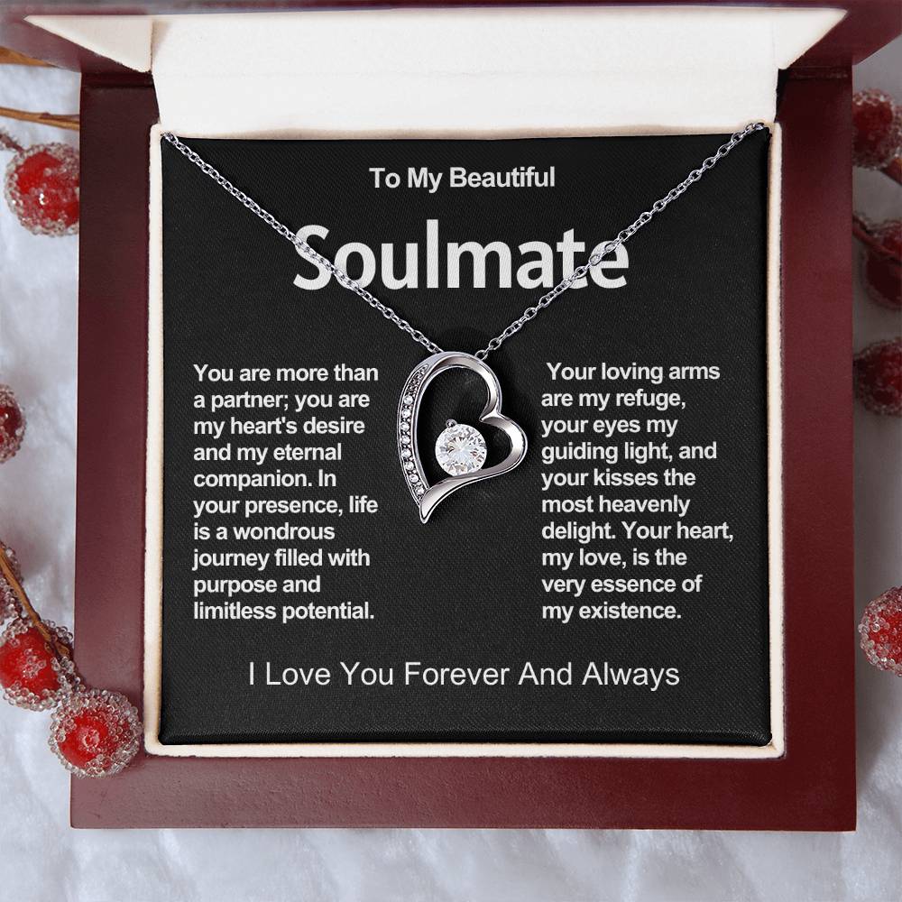 Soulmate Forever Love Heart Necklace