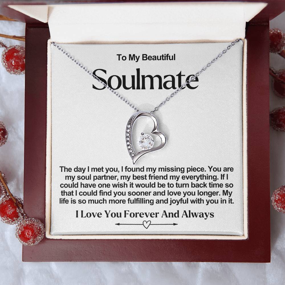 Soulmate Forever Love Heart Necklace