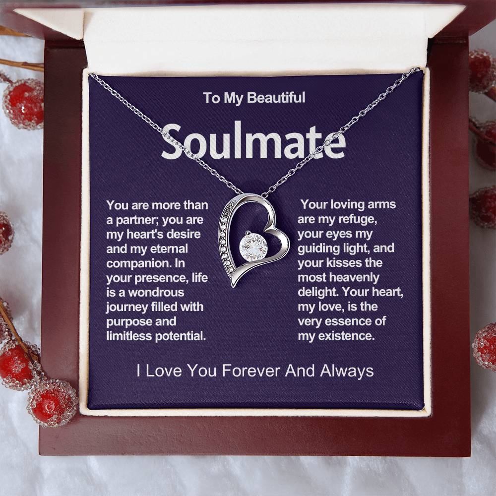 Soulmate Forever Love Heart Necklace