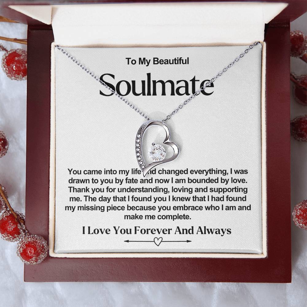 Soulmate Forever Love Heart Necklace