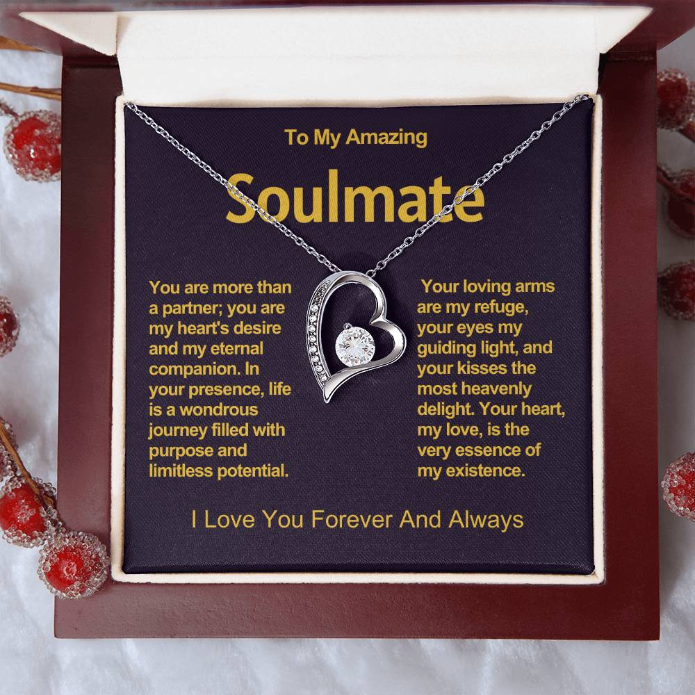 Soulmate Forever Love Heart Necklace