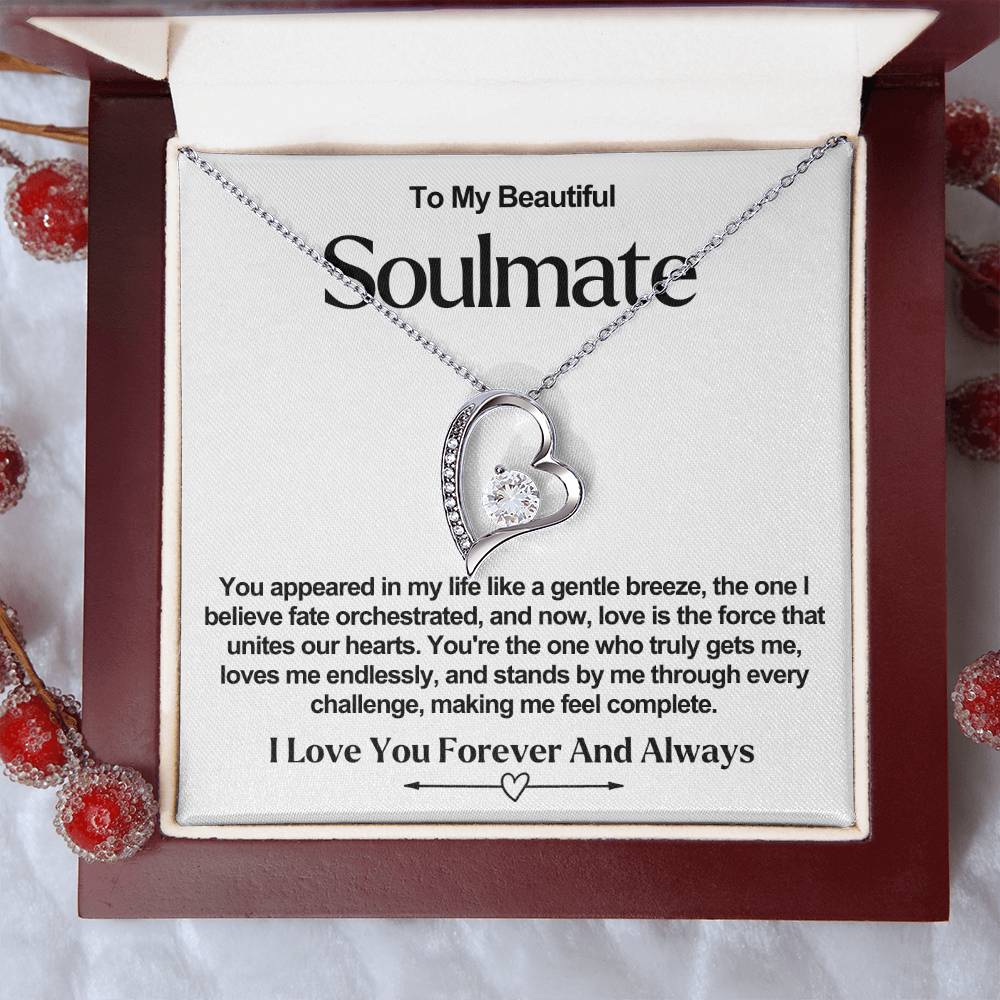 Soulmate Forever Love Heart Necklace