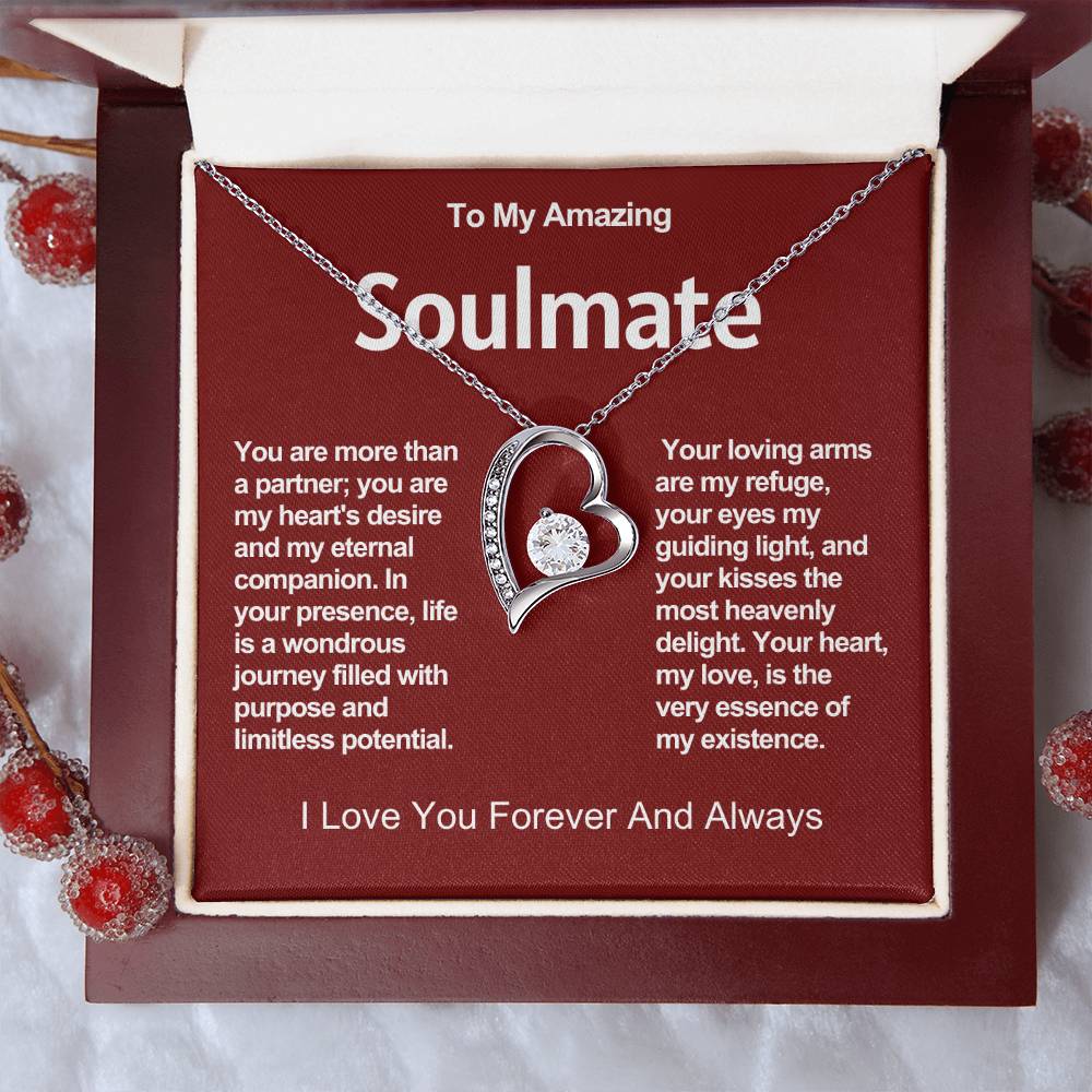 Soulmate Forever Love Heart Necklace