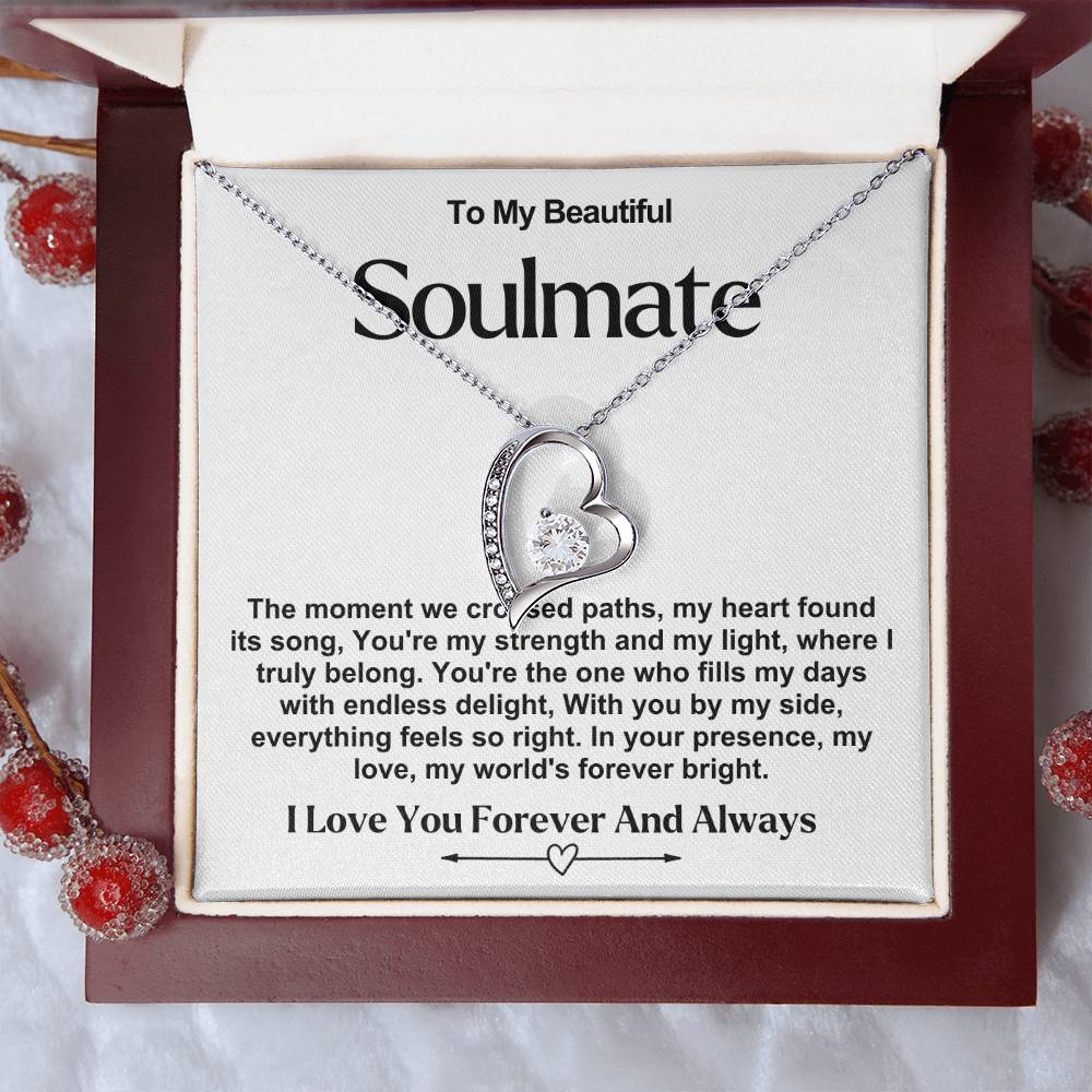 Soulmate Forever Love Heart Necklace