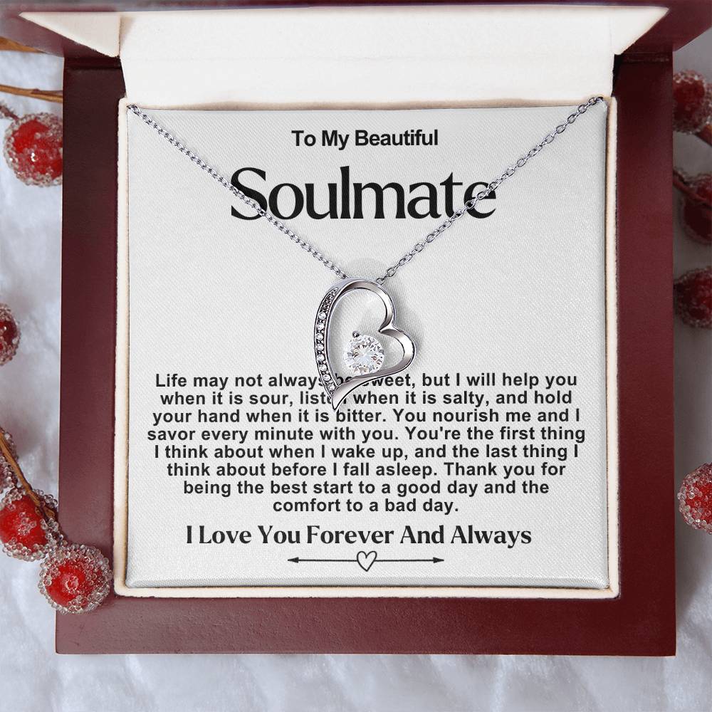 Soulmate Forever Love Heart Necklace