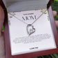 To My Amazing Mom Heart Necklace