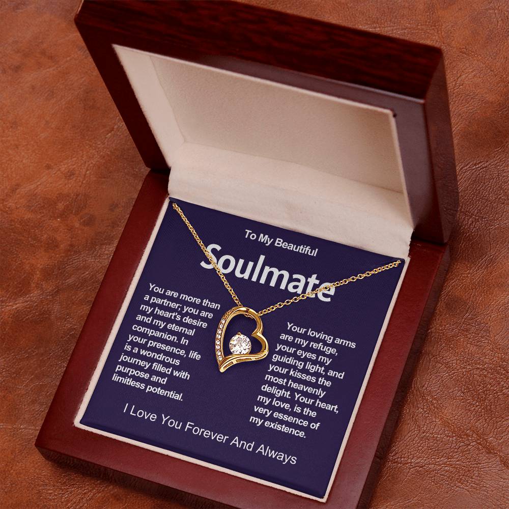 Soulmate Forever Love Heart Necklace